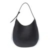 Benedetta Bruzziches Shopper With Adjustable Handle And Curved Shape In Black