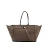 Benedetta Bruzziches Brown Calf Leather Bos Taurus Shoulder Bag In Brown