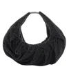 Benedetta Bruzziches Yennefer Mesh Metallic Crystal Top-handle Bag