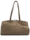 BENEDETTA BRUZZICHES BENEDETTA BRUZZICHES SERENA KHAKI SUEDE SHOULDER BAG