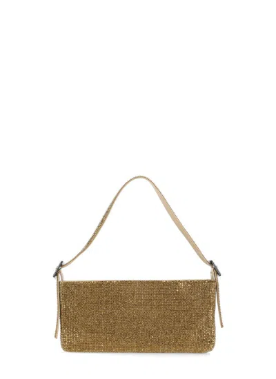 Benedetta Bruzziches Aluminum Mesh Bag In Brown