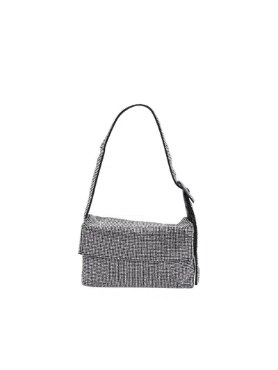 Benedetta Bruzziches Crystal-embellishment Shoulder Bag In Silver
