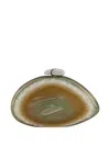 Benedetta Bruzziches Ariel Geode-effect Clutch Bag In Multicolor