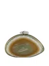 Benedetta Bruzziches Ariel Geode-effect Clutch Bag In Multicolor