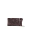 Benedetta Bruzziches La Petite Your Best Friend Clutch Bag In Burgundy