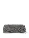 Benedetta Bruzziches Strap-chain Clutch Bag In Gray