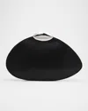 Benedetta Bruzziches Belle De Jour Ariel Leather Clutch Bag In Nightly