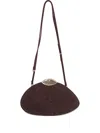 Benedetta Bruzziches Belle De Jour Clutch Bag In Brown