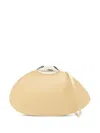 Benedetta Bruzziches Belle De Jour Crossbody Bag In Yellow Leather In Yellow