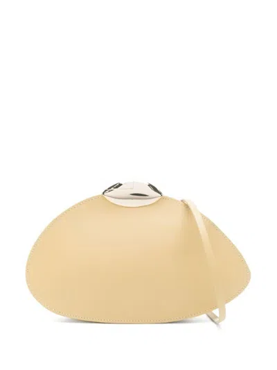 Benedetta Bruzziches Belle De Jour Crossbody Bag In Yellow Leather