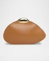 Benedetta Bruzziches Belle De Jour Leather Clutch Bag In Caramel