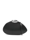 Benedetta Bruzziches Belle De Jour Ariel Leather Clutch Bag In Black