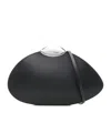 Benedetta Bruzziches Belle De Jour Ariel Leather Clutch Bag In Black