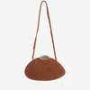 Benedetta Bruzziches Belle De Jour Logo Debossed Clutch Bag