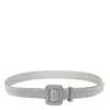 Benedetta Bruzziches Crystal Embellished Metallic Finish Belts In Neutral