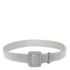 Benedetta Bruzziches Crystal Embellished Metallic Finish Belts In Neutral