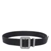 Benedetta Bruzziches Adjustable Crystal Embellished Square Buckle Belt In Black