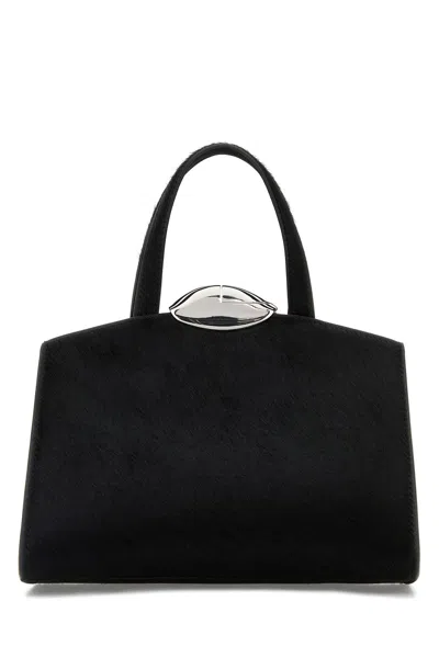 BENEDETTA BRUZZICHES BORSA A MANO SERENA LA PETITE IN CAVALLINO NERO DONNA