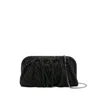 Benedetta Bruzziches Venus Rhinestone-embellished Clutch Bag In Black