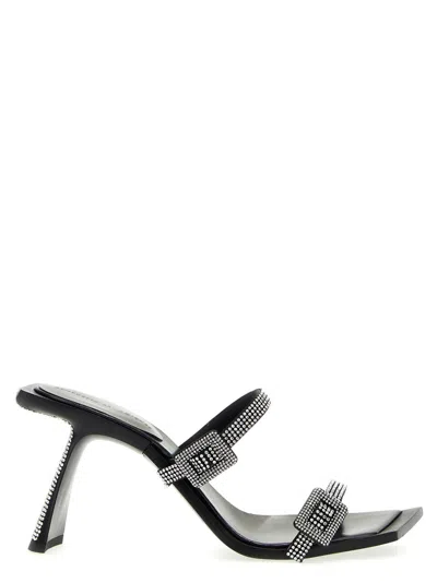 BENEDETTA BRUZZICHES BLACK EWA SLIP ON HEELS
