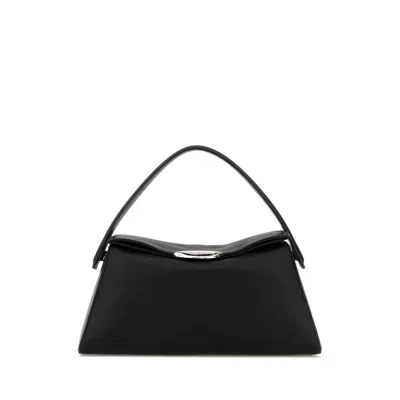 Benedetta Bruzziches Black Leather Large Elif Handbag