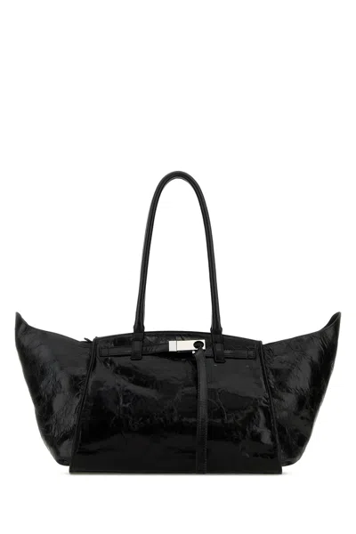 Benedetta Bruzziches Black Leather Mame Handbag