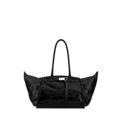 Benedetta Bruzziches Black Leather Mame Handbag