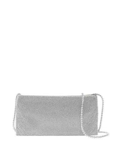 Benedetta Bruzziches Your Best Friend La Petite Pochette Bag In Silver