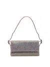 Benedetta Bruzziches Vittissima Crystal-embellished Clutch Bag In Nude & Neutrals