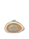 Benedetta Bruzziches Ariel Transparent Handbag In Green