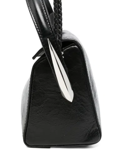Benedetta Bruzziches Braided-strap Leather Shoulder Bag In Red