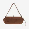Benedetta Bruzziches Sofia La Petite Suede Shoulder Bag