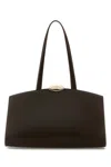 Benedetta Bruzziches Serena Clasp Shoulder Bag In Brown