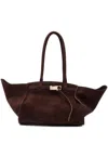 Benedetta Bruzziches Bordeaux Handbag With Winged Silhouette In Black