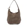 Benedetta Bruzziches Suede Shoulder Bag In Brown