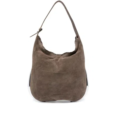BENEDETTA BRUZZICHES BENEDETTA BRUZZICHES BROWN SHOULDER BAGS WOMEN
