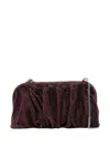 Benedetta Bruzziches Clutch Venus Grande In Tessuto Decorato  Donna In Burgundy