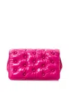 Benedetta Bruzziches Carmen Quilted Chain Shoulder Bag In Pink
