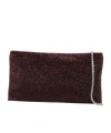 Benedetta Bruzziches La Petite Your Best Friend Clutch Bag In Red