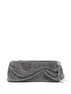 Benedetta Bruzziches Strap-chain Clutch Bag In Silver