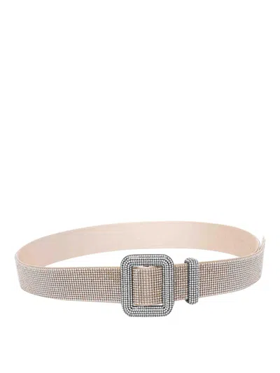 Benedetta Bruzziches Gold Venus La Petite Belt In Pink