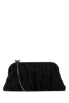 Benedetta Bruzziches Black Rhinestones Knit Venus La Grande Clutch In Black
