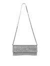 Benedetta Bruzziches Kate Rhinestoned Clutch In Silver