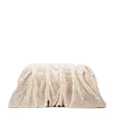 Benedetta Bruzziches Crystal Clutch In Brown