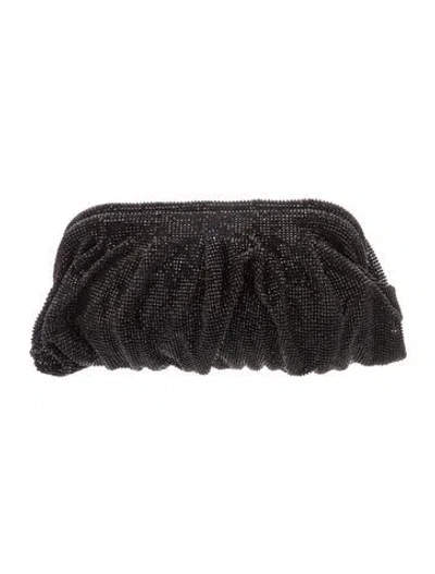 Pre-owned Benedetta Bruzziches Crystal Clutch In Black