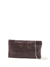 Benedetta Bruzziches La Petite Your Best Friend Clutch Bag In Burgundy