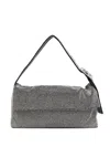 Benedetta Bruzziches Crystal-embellishment Shoulder Bag In Silver