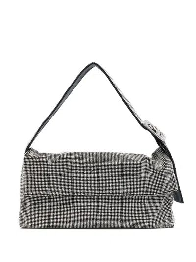 Benedetta Bruzziches Crystal-embellishment Shoulder Bag In Silver