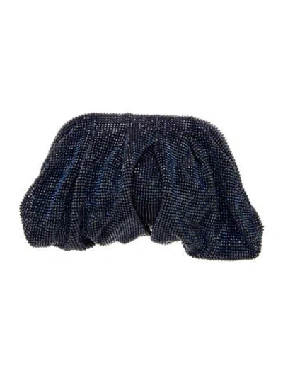 Pre-owned Benedetta Bruzziches Crystal Evening Bag In Blue
