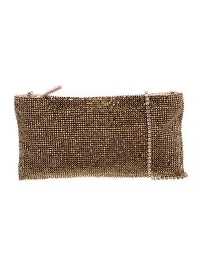 Pre-owned Benedetta Bruzziches Crystal Evening Bag In Brown